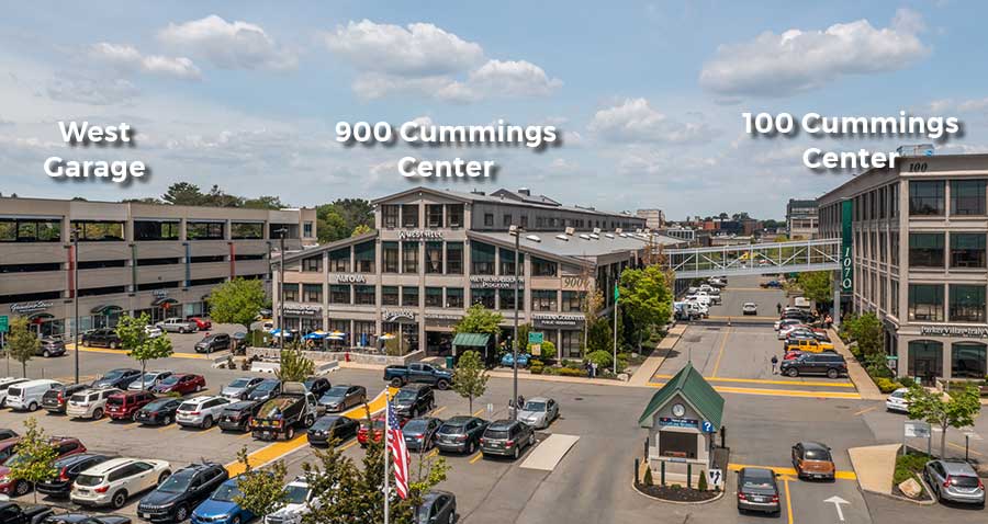 900 Cummings Center Aerial