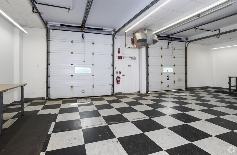 Assembly etc with drive-in bays